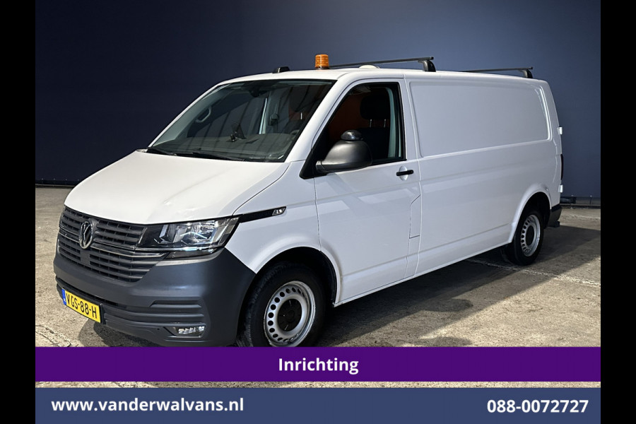 Volkswagen Transporter 2.0 TDI 150pk L2H1 Inrichting Euro6 Airco | Omvormer | Camera | 2500kg Trekhaak | Apple Carplay Android Auto, Cruisecontrol, Parkeersensoren Volkswagen Transporter 2.0 TDI 150pk L2H1 Inrichting Euro6 Airco | Omvormer | Camera | 2500kg Trekhaak | Apple Carplay Android Auto, Cruisecontrol, Parkeersensoren
