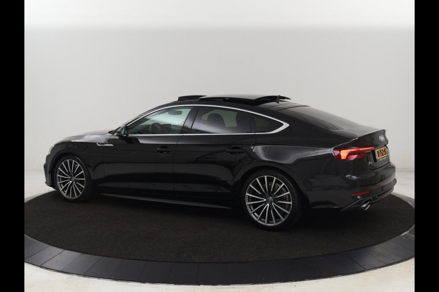 Audi A5 40 TFSI Sport S-line Edition | 80.600km NAP | Panoramadak | Stoelverwarming | Half leder | Sportstoelen | Navigatie | Full LED | Climate control | Sportstuur | Parkeerhulp Audi A5 40 TFSI Sport S-line Edition | 80.600km NAP | Panoramadak | Stoelverwarming | Half leder | Sportstoelen | Navigatie | Full LED | Climate control | Sportstuur | Parkeerhulp