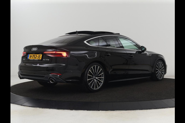 Audi A5 40 TFSI Sport S-line Edition | 80.600km NAP | Panoramadak | Stoelverwarming | Half leder | Sportstoelen | Navigatie | Full LED | Climate control | Sportstuur | Parkeerhulp Audi A5 40 TFSI Sport S-line Edition | 80.600km NAP | Panoramadak | Stoelverwarming | Half leder | Sportstoelen | Navigatie | Full LED | Climate control | Sportstuur | Parkeerhulp