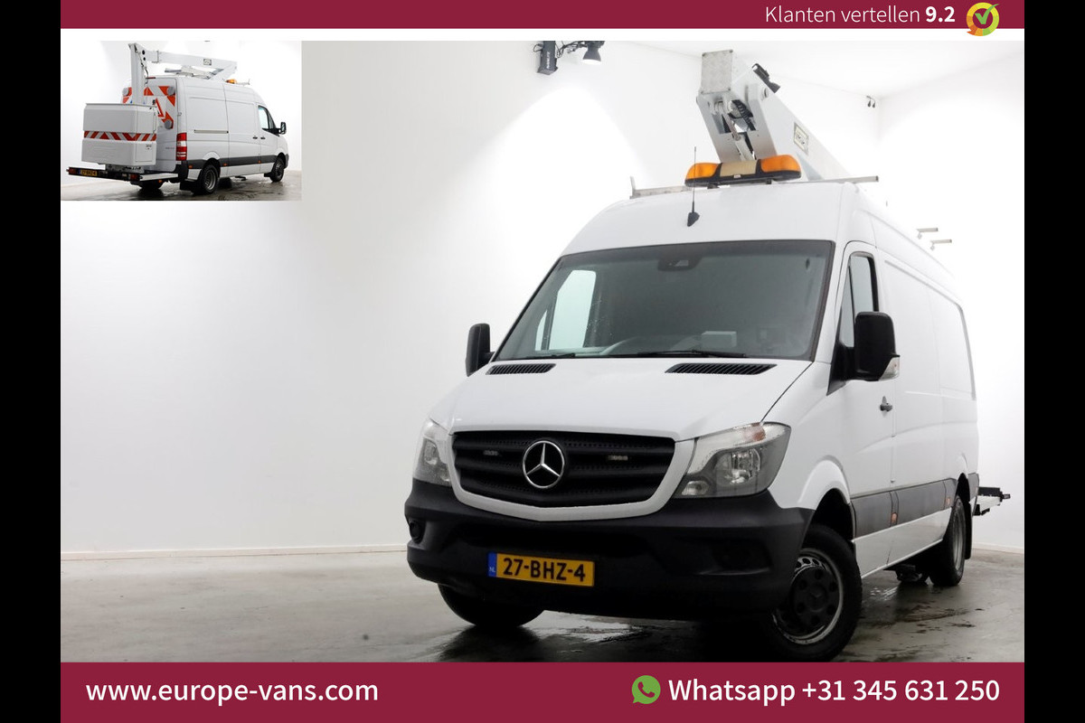 Mercedes-Benz Sprinter 516 CDI 163pk Euro6 L2H2 Custers Taurus T200-14MVH Hoogwerker 14meter Werkhoogte PTO 01-2017 Mercedes-Benz Sprinter 516 CDI 163pk Euro6 L2H2 Custers Taurus T200-14MVH Hoogwerker 14meter Werkhoogte PTO 01-2017