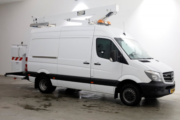 Mercedes-Benz Sprinter 516 CDI 163pk Euro6 L2H2 Custers Taurus T200-14MVH Hoogwerker 14meter Werkhoogte PTO 01-2017 Mercedes-Benz Sprinter 516 CDI 163pk Euro6 L2H2 Custers Taurus T200-14MVH Hoogwerker 14meter Werkhoogte PTO 01-2017
