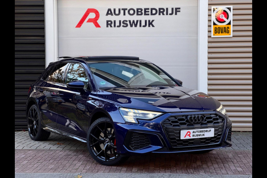 Audi A3 Sportback 45 TFSI e S3 Competition Pano/Keyless/Sfeer/RS zetels Audi A3 Sportback 45 TFSI e S3 Competition Pano/Keyless/Sfeer/RS zetels
