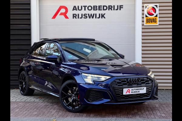 Audi A3 Sportback 45 TFSI e S3 Competition Pano/Keyless/Sfeer/RS zetels Audi A3 Sportback 45 TFSI e S3 Competition Pano/Keyless/Sfeer/RS zetels