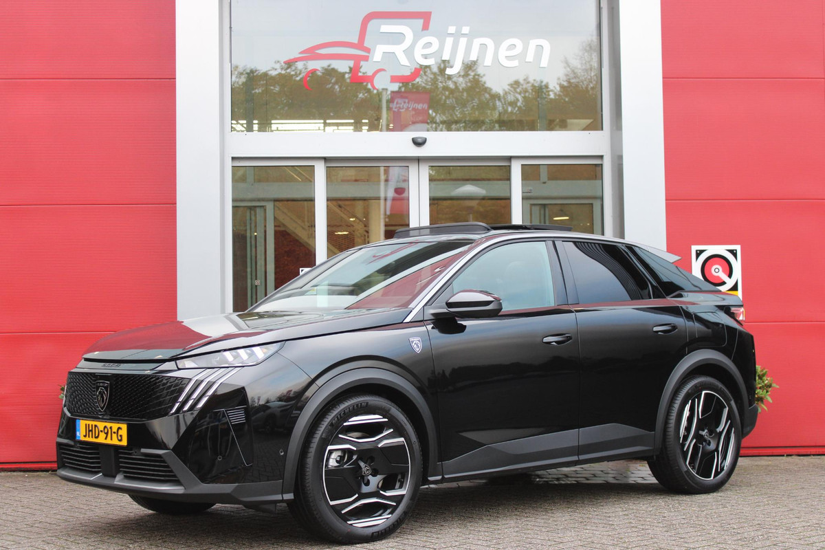 Peugeot 3008 1.6 plug-in Hybrid 195 GT **NIEUW** | NAPPA LEDEREN BEKLEDING DONKERGRIJS | PANORAMISCH SCHUIF/KANTEL DAK | FOCAL AUDIO SYSTEM | TREKHAAK MET AFNEEMBARE KOGEL | ELEKTRISCH BEDIENBARE VOORSTOELEN MET GEHEUGEN/MASSAGE FUNCTIE | STOEL VENTILATIE | STOEL/STUUR VERWARMING | NAVIGATIE | DRAADLOZE APPLE CARPLAY/ANDROID AUTO | FULL LED MATRIX KOPLAMPEN | 20" LICHTMETALEN VELGEN | ELEKTRISCH BEDIENBARE ACHTERKLEP | SFEER VERLICHTING | 360° CAMERA | DODEHOEK DETECTIE | KEYLESS ENTRY/START | 7,4KW ONBOARD CHARGER |