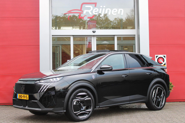 Peugeot 3008 1.6 plug-in Hybrid 195 GT **NIEUW** | NAPPA LEDEREN BEKLEDING DONKERGRIJS | PANORAMISCH SCHUIF/KANTEL DAK | FOCAL AUDIO SYSTEM | TREKHAAK MET AFNEEMBARE KOGEL | ELEKTRISCH BEDIENBARE VOORSTOELEN MET GEHEUGEN/MASSAGE FUNCTIE | STOEL VENTILATIE | STOEL/STUUR VERWARMING | NAVIGATIE | DRAADLOZE APPLE CARPLAY/ANDROID AUTO | FULL LED MATRIX KOPLAMPEN | 20" LICHTMETALEN VELGEN | ELEKTRISCH BEDIENBARE ACHTERKLEP | SFEER VERLICHTING | 360° CAMERA | DODEHOEK DETECTIE | KEYLESS ENTRY/START | 7,4KW ONBOARD CHARGER |