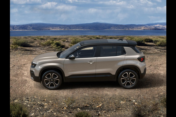 Jeep Avenger Summit 54 kWh | 17% Bijtelling | Schuif/Kanteldak | Leder&Winter Pack | infotainment&Convenience Pack | Warmtepomp Jeep Avenger Summit 54 kWh | 17% Bijtelling | Schuif/Kanteldak | Leder&Winter Pack | infotainment&Convenience Pack | Warmtepomp