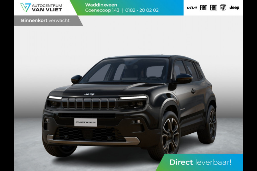 Jeep Avenger Summit 54 kWh | 17% Bijtelling | Schuif/Kanteldak | Winter Pack | infotainment&Convenience Pack | Warmtepomp Jeep Avenger Summit 54 kWh | 17% Bijtelling | Schuif/Kanteldak | Winter Pack | infotainment&Convenience Pack | Warmtepomp