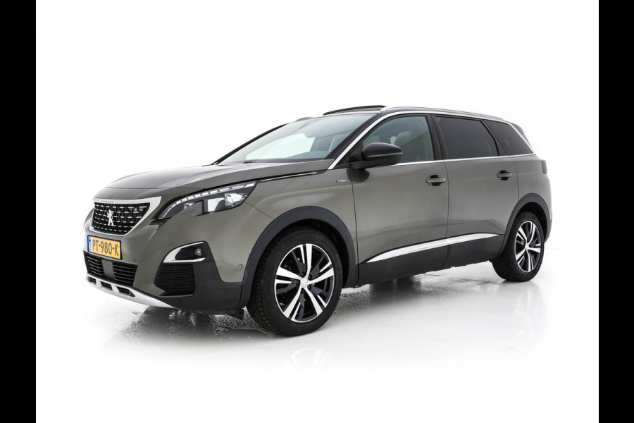 Peugeot 5008 1.6 e-THP GT-Line [ 7-Pers. ] Aut. *PANO | LEATHER-FABRIC | FULL-LED | DIGI-COCKPIT | LANE-ASSIST | BLINDS-SPOT | SPORT-SEATS | CAMERA | NAVI-FULLMAP | SHIFT-PADDLES | PRIVACY-GLASS | TOWBAR | 18''ALU*
