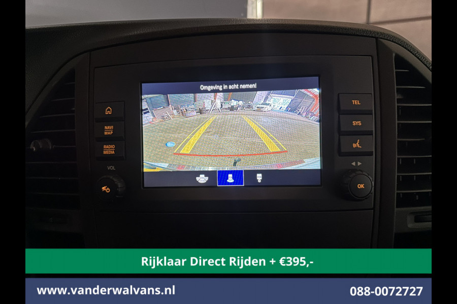 Mercedes-Benz Vito 114 CDI 136pk 9G-Tronic Automaat L3H1 Euro6 *Rijklaar direct Rijden* Airco | Camera | Apple Carplay | Android Auto Cruisecontrol, 2500kg Trekhaak, Parkeersensoren