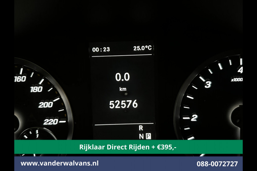 Mercedes-Benz Vito 114 CDI 136pk 9G-Tronic Automaat L3H1 Euro6 *Rijklaar direct Rijden* Airco | Camera | Apple Carplay | Android Auto Cruisecontrol, 2500kg Trekhaak, Parkeersensoren