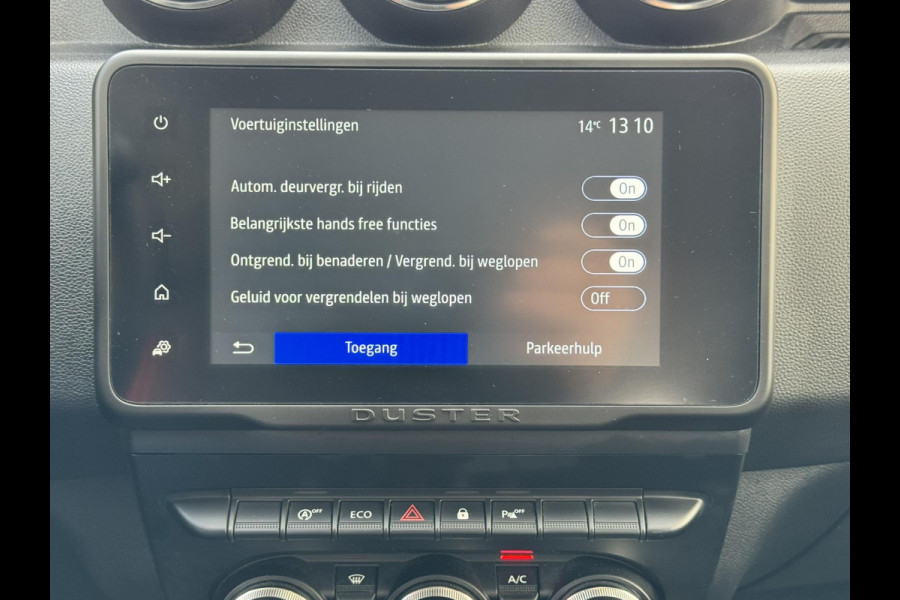 Dacia Duster 1.3 TCe Prestige Achteruitrijcamera Cruisecontrol Climatecontrol LED Apple / Android all-season banden Dodehoek Dacia Duster 1.3 TCe Prestige Achteruitrijcamera Cruisecontrol Climatecontrol LED Apple / Android all-season banden Dodehoek