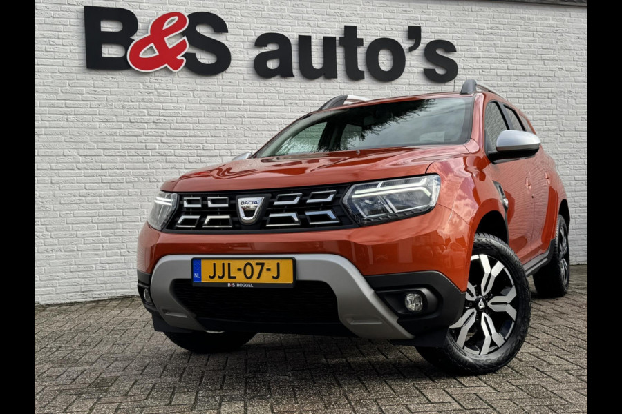 Dacia Duster 1.3 TCe Prestige Achteruitrijcamera Cruisecontrol Climatecontrol LED Apple / Android all-season banden Dodehoek Dacia Duster 1.3 TCe Prestige Achteruitrijcamera Cruisecontrol Climatecontrol LED Apple / Android all-season banden Dodehoek