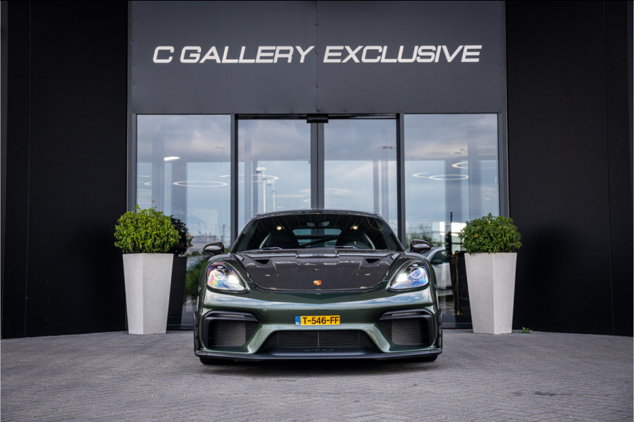 Porsche 718 GT4 RS - Origineel NL | Lift l Volledig XPEL | Weissach | Oakgreenmetallic | Keramisch | Carbon | Sport Chrono +