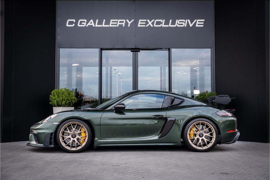Porsche 718 GT4 RS - Origineel NL | Lift l Volledig XPEL | Weissach | Oakgreenmetallic | Keramisch | Carbon | Sport Chrono +