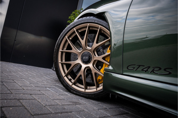 Porsche 718 GT4 RS - Origineel NL | Lift l Volledig XPEL | Weissach | Oakgreenmetallic | Keramisch | Carbon | Sport Chrono +