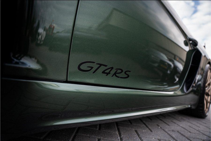 Porsche 718 GT4 RS - Origineel NL | Lift l Volledig XPEL | Weissach | Oakgreenmetallic | Keramisch | Carbon | Sport Chrono +