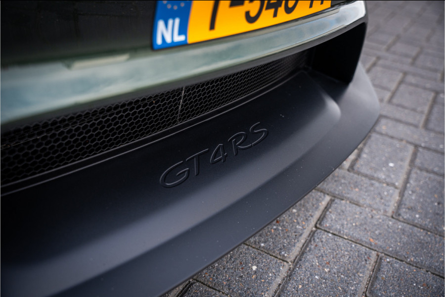 Porsche 718 GT4 RS - Origineel NL | Lift l Volledig XPEL | Weissach | Oakgreenmetallic | Keramisch | Carbon | Sport Chrono +