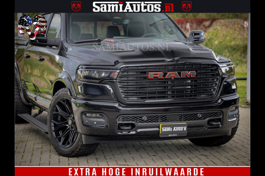 Dodge Ram 1500 Night Premium | Full Option | De Meest Luxe Pick-Up in zijn Klasse | Comfortabele Dubbele Cabine met Royale 5 Zitplaatsen | BPM vrij | Nu Leverbaar uit Voorraad | Voorraad Nr 2200 - 0886