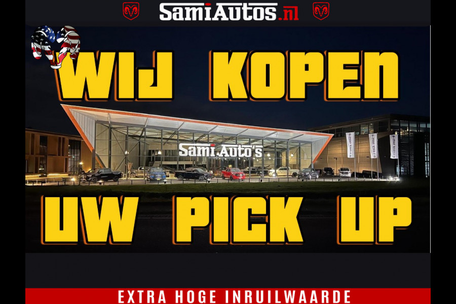 Dodge Ram 1500 Night Premium | Full Option | De Meest Luxe Pick-Up in zijn Klasse | Comfortabele Dubbele Cabine met Royale 5 Zitplaatsen | BPM vrij | Nu Leverbaar uit Voorraad | Voorraad Nr 2200 - 0886