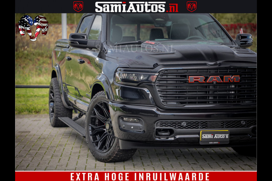 Dodge Ram 1500 Night Premium | Full Option | De Meest Luxe Pick-Up in zijn Klasse | Comfortabele Dubbele Cabine met Royale 5 Zitplaatsen | BPM vrij | Nu Leverbaar uit Voorraad | Voorraad Nr 2200 - 0886