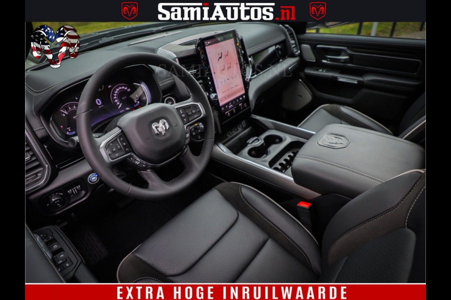 Dodge Ram 1500 Night Premium | Full Option | De Meest Luxe Pick-Up in zijn Klasse | Comfortabele Dubbele Cabine met Royale 5 Zitplaatsen | BPM vrij | Nu Leverbaar uit Voorraad | Voorraad Nr 2200 - 0886