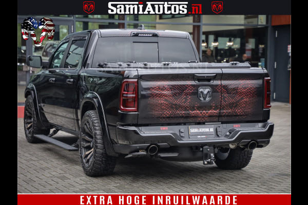 Dodge Ram COBRA EDITION | 1500 Limited Night High Output 540HP 706Nm | Massage + Full Option | De Meest Luxe en Volle Pick-Up in zijn Klas Comfortabele Dubbele Cabine met Royale 5 Zitplaatsen | BPM vrij | Nu Leverbaar uit Voorraad | Voorraad Nr 2292 - 5178 | Cobra package is meerprijs |