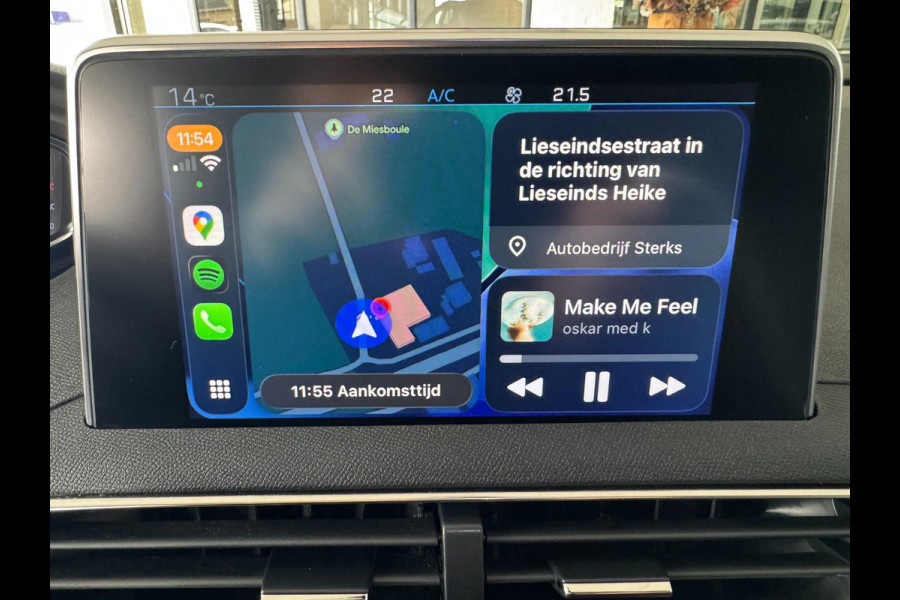 Peugeot 3008 1.2 PureTech Blue Lease Premium AUTOMAAT CAMERA CARPLAY HALF LEDER