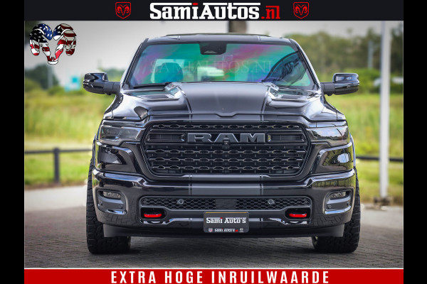 Dodge Ram 1500 Limited Night High Output 540HP 706Nm | Massage + Full Option | De Meest Luxe en Volle Pick-Up in zijn Klasse | Comfortabele Dubbele Cabine met Royale 5 Zitplaatsen | BPM vrij | Nu Leverbaar uit Voorraad | Voorraad Nr 2367 - 5430