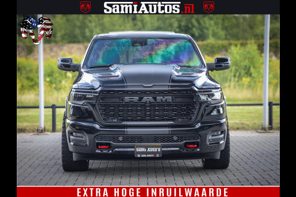 Dodge Ram 1500 Limited Night High Output 540HP 706Nm | Massage + Full Option | De Meest Luxe en Volle Pick-Up in zijn Klasse | Comfortabele Dubbele Cabine met Royale 5 Zitplaatsen | BPM vrij | Nu Leverbaar uit Voorraad | Voorraad Nr 2367 - 5430