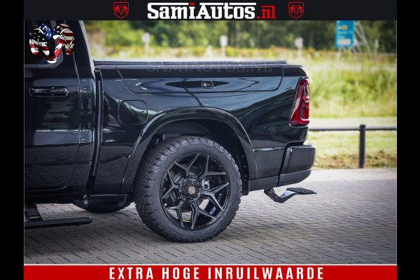Dodge Ram 1500 Limited Night High Output 540HP 706Nm | Massage + Full Option | De Meest Luxe en Volle Pick-Up in zijn Klasse | Comfortabele Dubbele Cabine met Royale 5 Zitplaatsen | BPM vrij | Nu Leverbaar uit Voorraad | Voorraad Nr 2367 - 5430