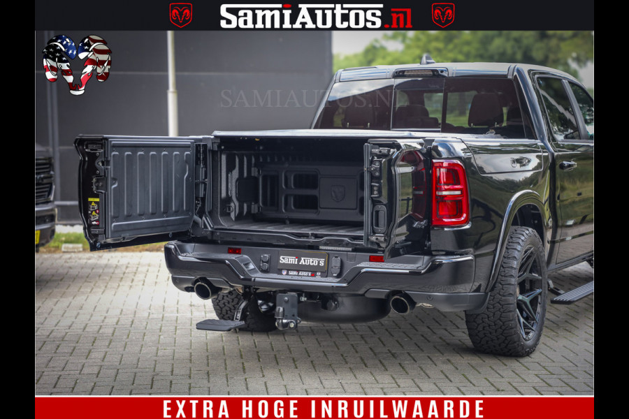 Dodge Ram 1500 Limited Night High Output 540HP 706Nm | Massage + Full Option | De Meest Luxe en Volle Pick-Up in zijn Klasse | Comfortabele Dubbele Cabine met Royale 5 Zitplaatsen | BPM vrij | Nu Leverbaar uit Voorraad | Voorraad Nr 2367 - 5430