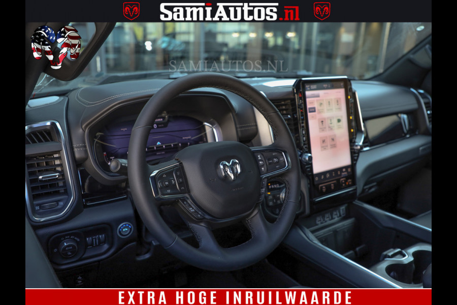 Dodge Ram 1500 Night Premium | Full Option | De Meest Luxe Pick-Up in zijn Klasse | Comfortabele Dubbele Cabine met Royale 5 Zitplaatsen | BPM vrij | Nu Leverbaar uit Voorraad | Voorraad Nr 2230 - 8765 Dodge Ram 1500 Night Premium | Full Option | De Meest Luxe Pick-Up in zijn Klasse | Comfortabele Dubbele Cabine met Royale 5 Zitplaatsen | BPM vrij | Nu Leverbaar uit Voorraad | Voorraad Nr 2230 - 8765