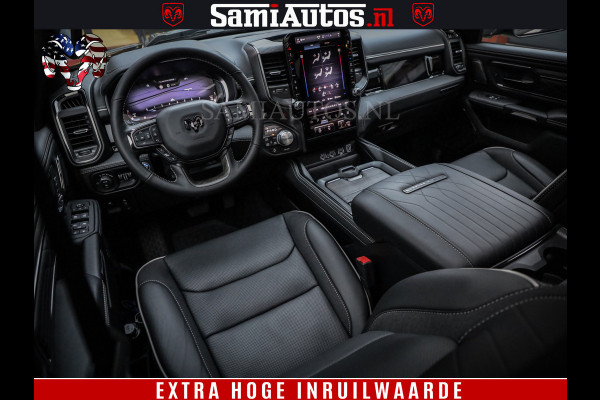 Dodge Ram 1500 Limited Night H.O 540HP 706Nm | Massage + Full Option | De Meest Luxe en Volle Pick-Up in zijn Klasse | Comfortabele Dubbele Cabine met Royale 5 Zitplaatsen | BPM vrij | Nu Leverbaar uit Voorraad | Voorraad Nr 2353 - 5412