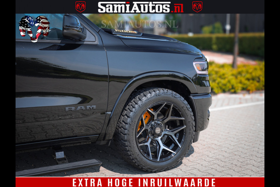 Dodge Ram 1500 Limited Night H.O 540HP 706Nm | Massage + Full Option | De Meest Luxe en Volle Pick-Up in zijn Klasse | Comfortabele Dubbele Cabine met Royale 5 Zitplaatsen | BPM vrij | Nu Leverbaar uit Voorraad | Voorraad Nr 2353 - 5412