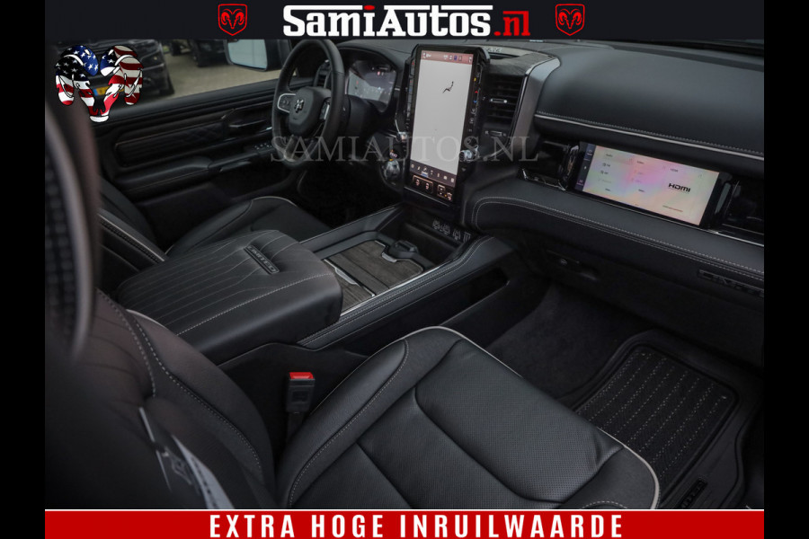 Dodge Ram 1500 Limited Night H.O 540HP 706Nm | Massage + Full Option | De Meest Luxe en Volle Pick-Up in zijn Klasse | Comfortabele Dubbele Cabine met Royale 5 Zitplaatsen | BPM vrij | Nu Leverbaar uit Voorraad | Voorraad Nr 2353 - 5412