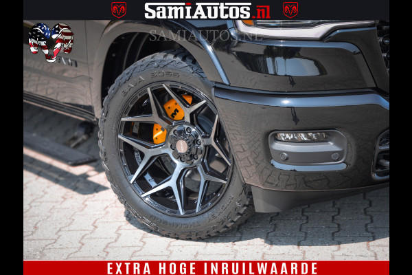 Dodge Ram 1500 Limited Night H.O 540HP 706Nm | Massage + Full Option | De Meest Luxe en Volle Pick-Up in zijn Klasse | Comfortabele Dubbele Cabine met Royale 5 Zitplaatsen | BPM vrij | Nu Leverbaar uit Voorraad | Voorraad Nr 2353 - 5412