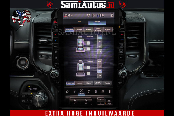 Dodge Ram 1500 Limited Night H.O 540HP 706Nm | Massage + Full Option | De Meest Luxe en Volle Pick-Up in zijn Klasse | Comfortabele Dubbele Cabine met Royale 5 Zitplaatsen | BPM vrij | Nu Leverbaar uit Voorraad | Voorraad Nr 2323 - 5168