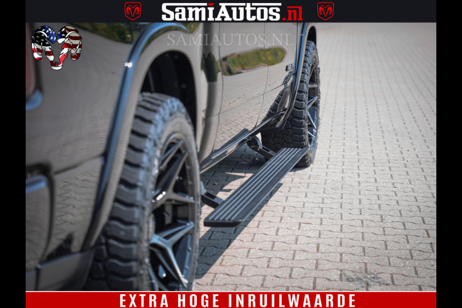 Dodge Ram 1500 Limited Night H.O 540HP 706Nm | Massage + Full Option | De Meest Luxe en Volle Pick-Up in zijn Klasse | Comfortabele Dubbele Cabine met Royale 5 Zitplaatsen | BPM vrij | Nu Leverbaar uit Voorraad | Voorraad Nr 2323 - 5168