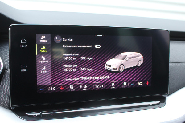 Škoda Octavia Combi 1.4 TSI 204pk iV PHEV Business Edition Plus Clima Cruise Navi Camera HUD 19"LMV El. Klep Škoda Octavia Combi 1.4 TSI 204pk iV PHEV Business Edition Plus Clima Cruise Navi Camera HUD 19"LMV El. Klep