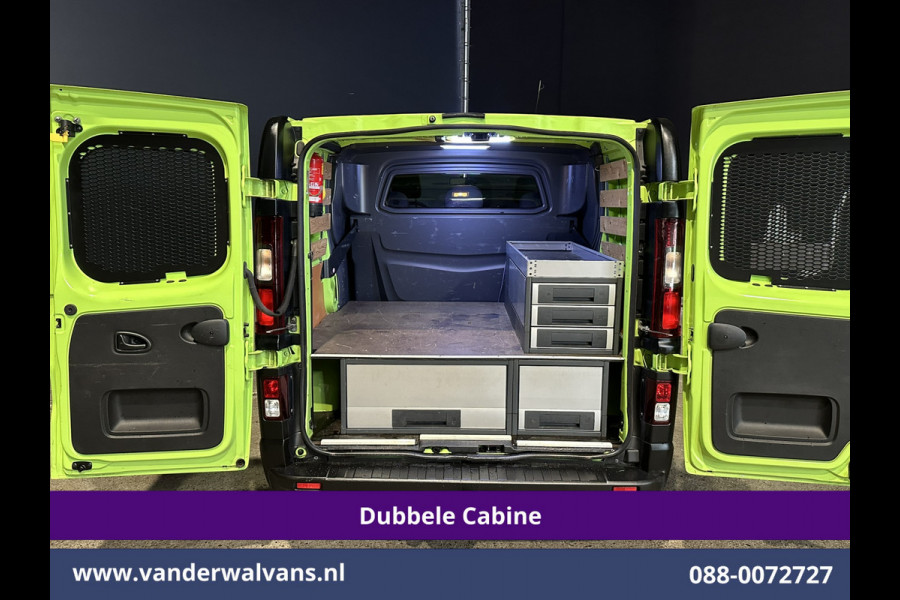 Renault Trafic 1.6 dCi 122pk inrichting L1H1 Dubbele cabine Euro6 Airco | 6-Zits | Navigatie Trekhaak, Cruisecontrol, Parkeersensoren, Bijrijdersbank