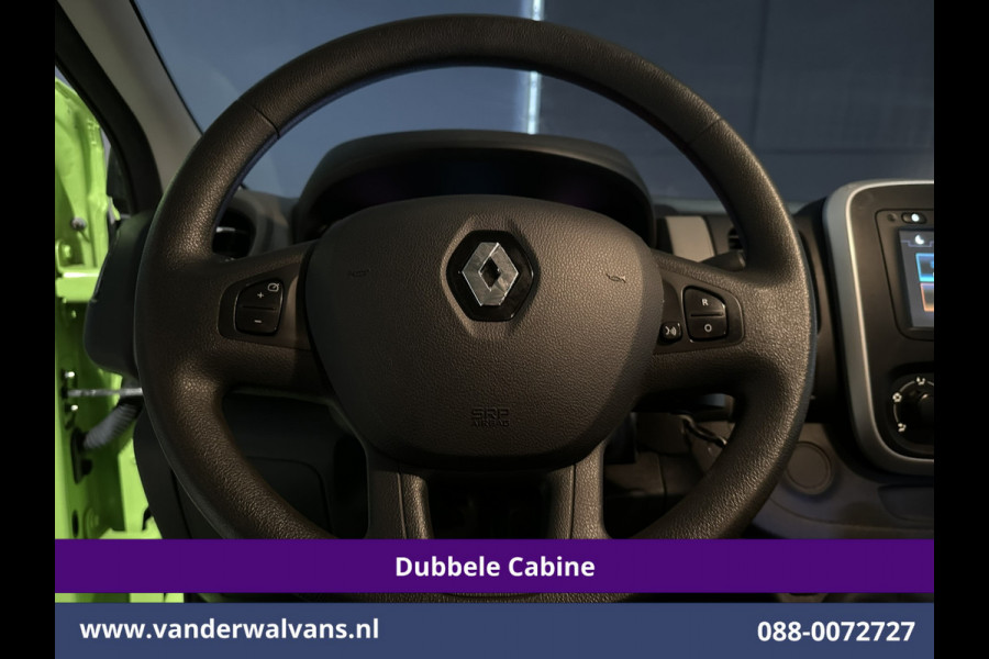 Renault Trafic 1.6 dCi 122pk inrichting L1H1 Dubbele cabine Euro6 Airco | 6-Zits | Navigatie Trekhaak, Cruisecontrol, Parkeersensoren, Bijrijdersbank