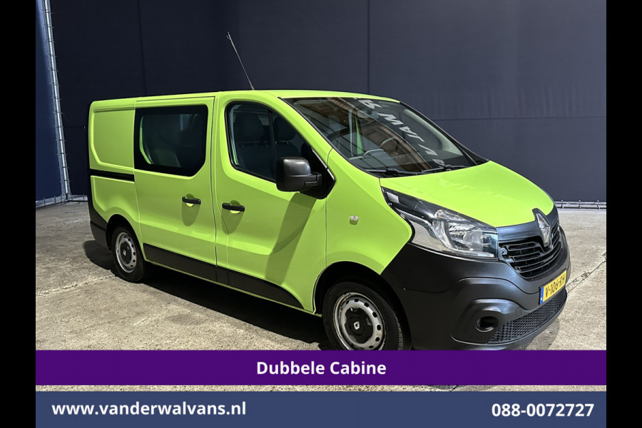 Renault Trafic 1.6 dCi 122pk inrichting L1H1 Dubbele cabine Euro6 Airco | 6-Zits | Navigatie Trekhaak, Cruisecontrol, Parkeersensoren, Bijrijdersbank