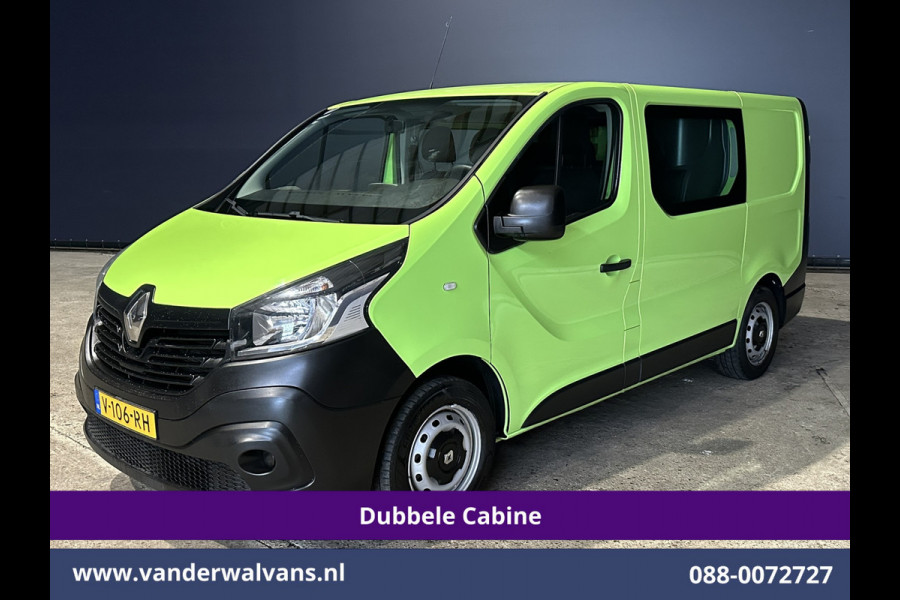 Renault Trafic 1.6 dCi 122pk inrichting L1H1 Dubbele cabine Euro6 Airco | 6-Zits | Navigatie Trekhaak, Cruisecontrol, Parkeersensoren, Bijrijdersbank