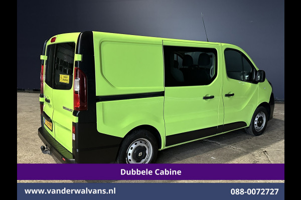 Renault Trafic 1.6 dCi 122pk inrichting L1H1 Dubbele cabine Euro6 Airco | 6-Zits | Navigatie Trekhaak, Cruisecontrol, Parkeersensoren, Bijrijdersbank