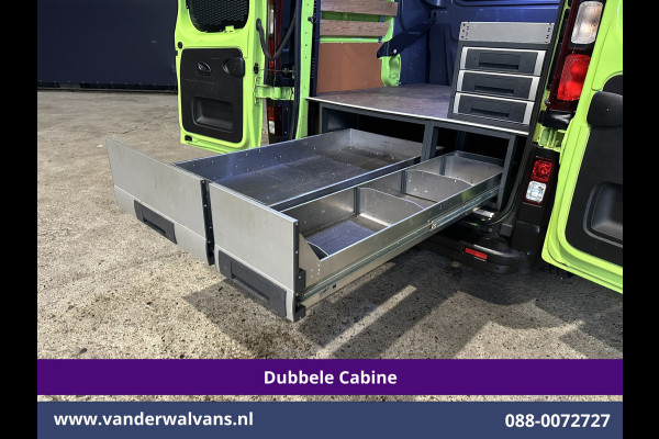 Renault Trafic 1.6 dCi 122pk inrichting L1H1 Dubbele cabine Euro6 Airco | 6-Zits | Navigatie Trekhaak, Cruisecontrol, Parkeersensoren, Bijrijdersbank