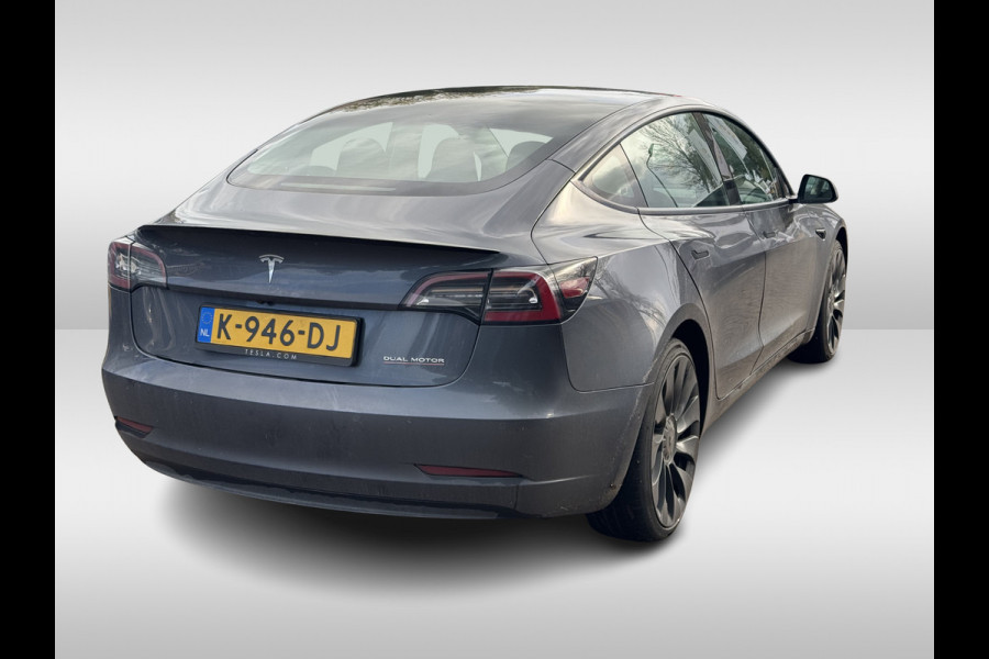 Tesla Model 3 Performance AWD 75 kWh / Autopilot / Panoramadak / Camera / Leder / 20''' Leder / Premium Audio Tesla Model 3 Performance AWD 75 kWh / Autopilot / Panoramadak / Camera / Leder / 20''' Leder / Premium Audio