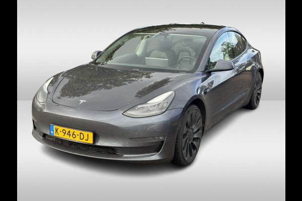 Tesla Model 3 Performance AWD 75 kWh / Autopilot / Panoramadak / Camera / Leder / 20''' Leder / Premium Audio Tesla Model 3 Performance AWD 75 kWh / Autopilot / Panoramadak / Camera / Leder / 20''' Leder / Premium Audio