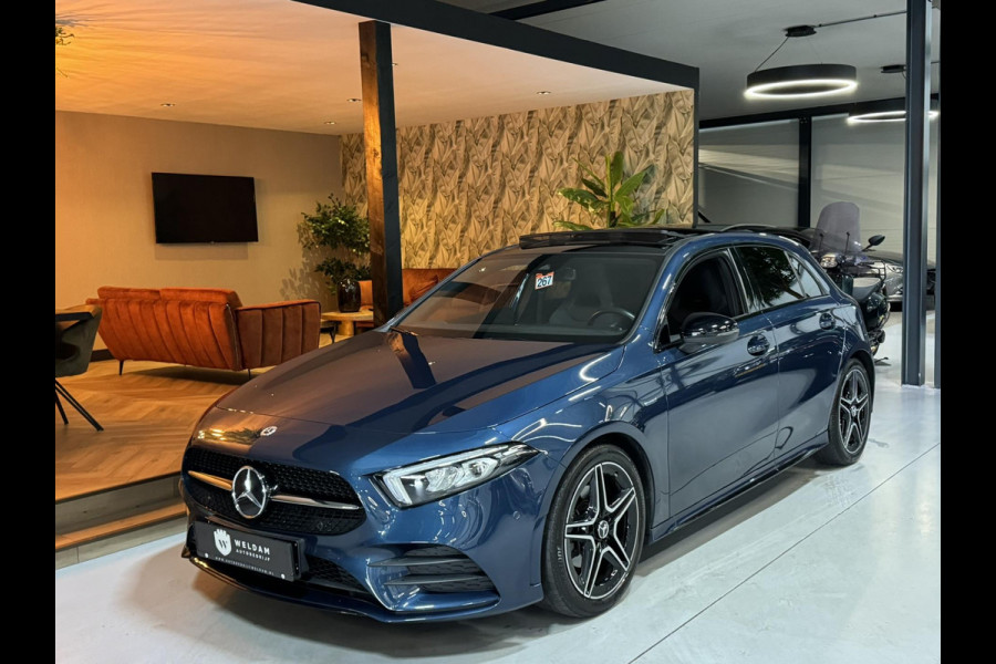 Mercedes-Benz A-Klasse 200 AMG Line Edition Garantie Pano Ambient Night Camera StoelVW Carplay Cruise Clima Navi PDC Led Rijklaar
