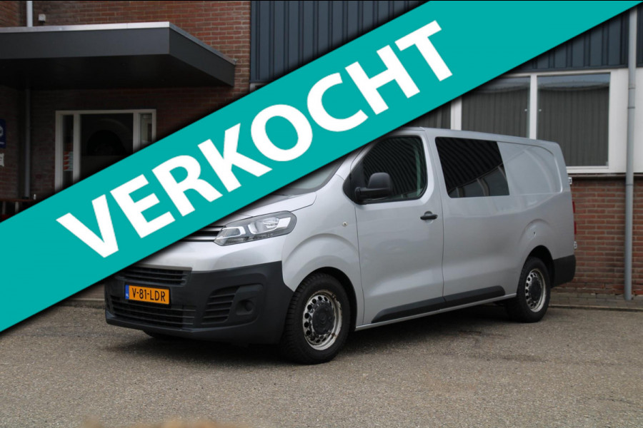 Citroën Jumpy 2.0 BlueHDI 122PK Business L3H1 DC / 5 pers / Dubbel cabine / Trekhaak / Navi Citroën Jumpy 2.0 BlueHDI 122PK Business L3H1 DC / 5 pers / Dubbel cabine / Trekhaak / Navi