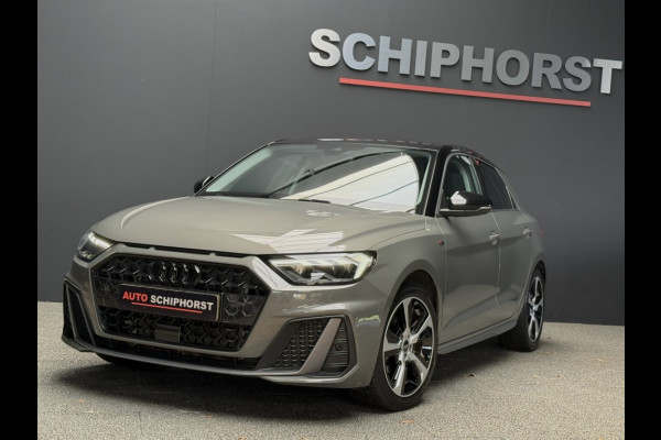 Audi A1 Sportback 30 TFSI 110pk S-line chronos grijs/zwart dak/carplay